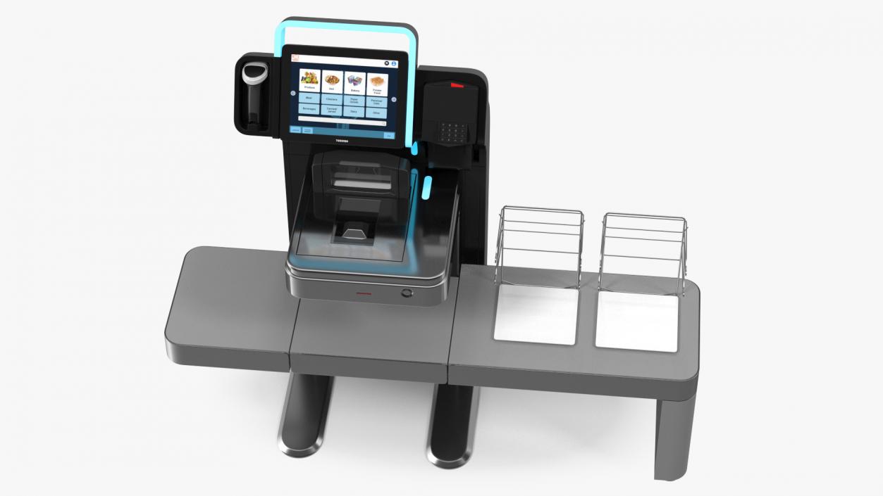 3D model Toshiba Self Checkout System 7