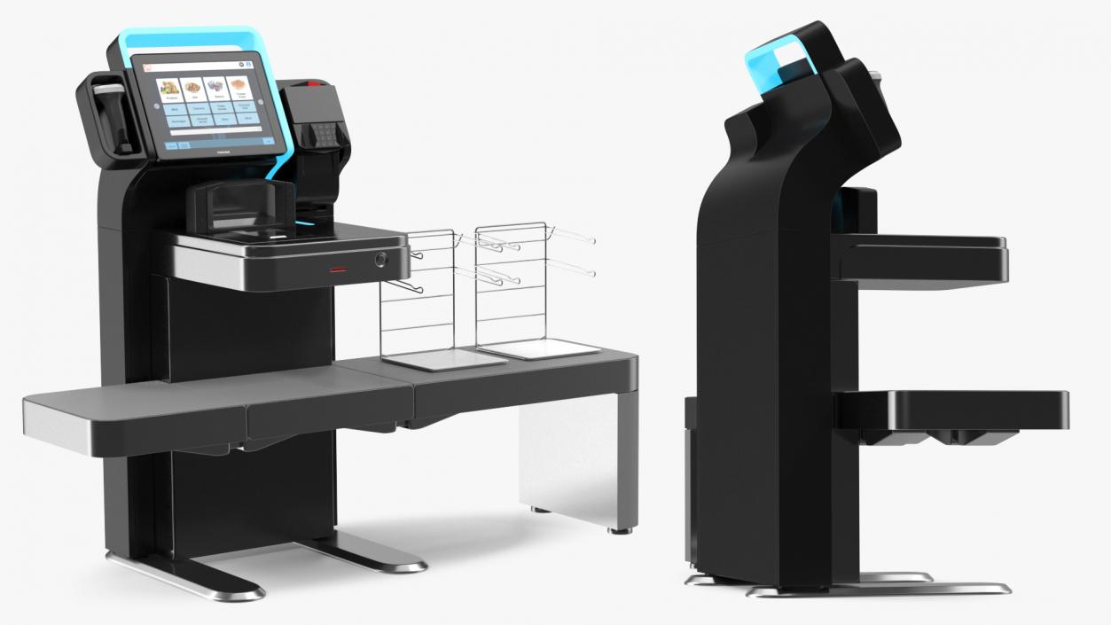 3D model Toshiba Self Checkout System 7