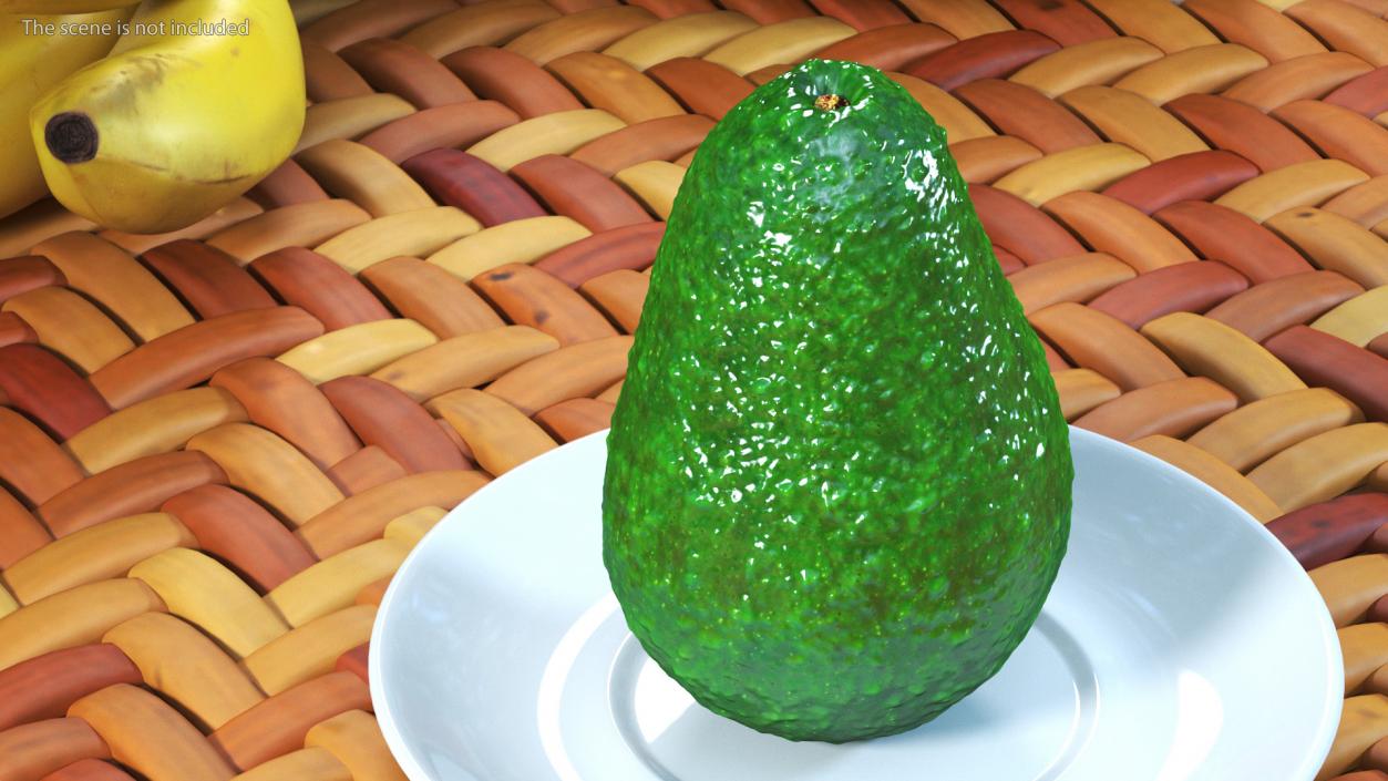 3D Avocado Fruit model