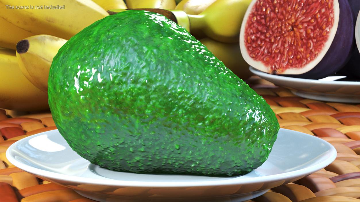 3D Avocado Fruit model