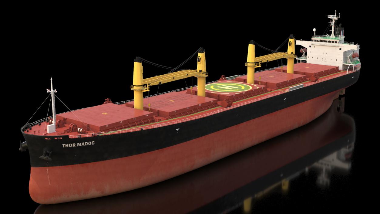 3D Bulk Carrier Ship Thor Madoc model