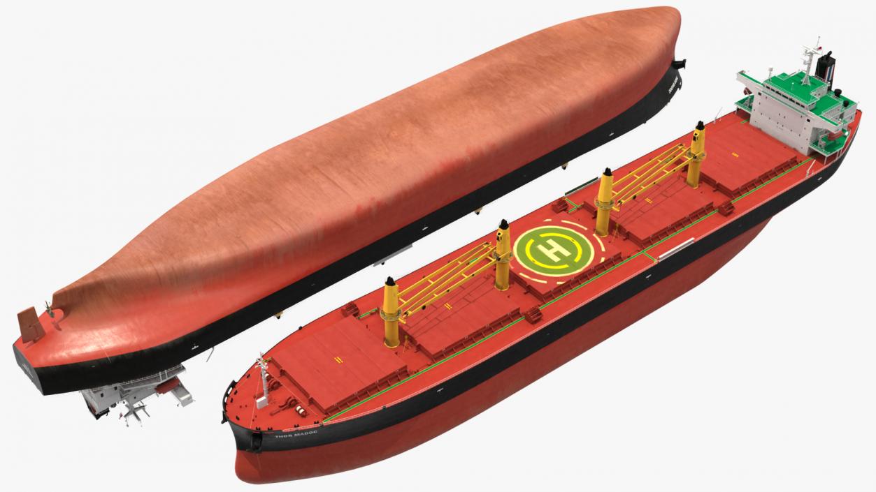 3D Bulk Carrier Ship Thor Madoc model