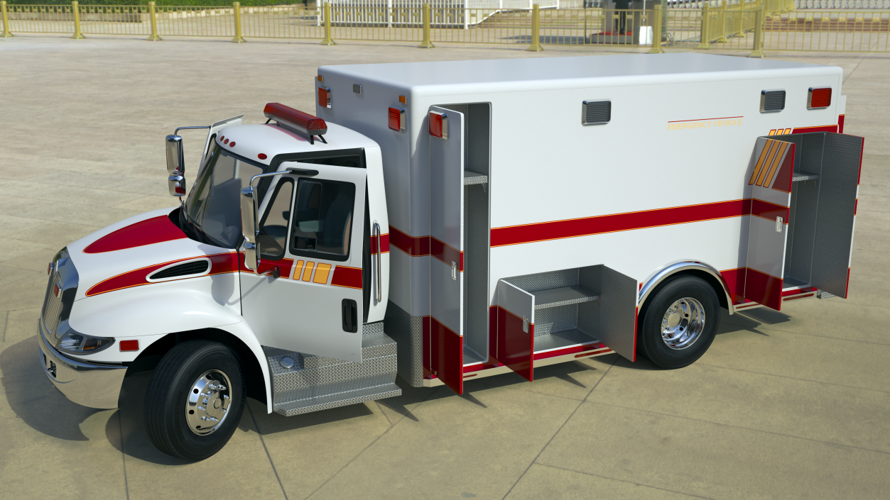 3D International Durastar ALS Unit Rigged model