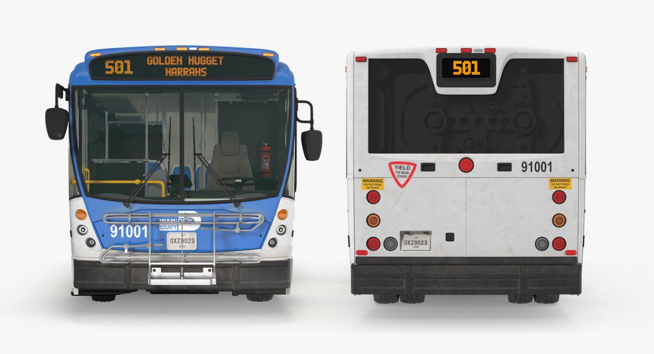 3D Buses Collection 9 model