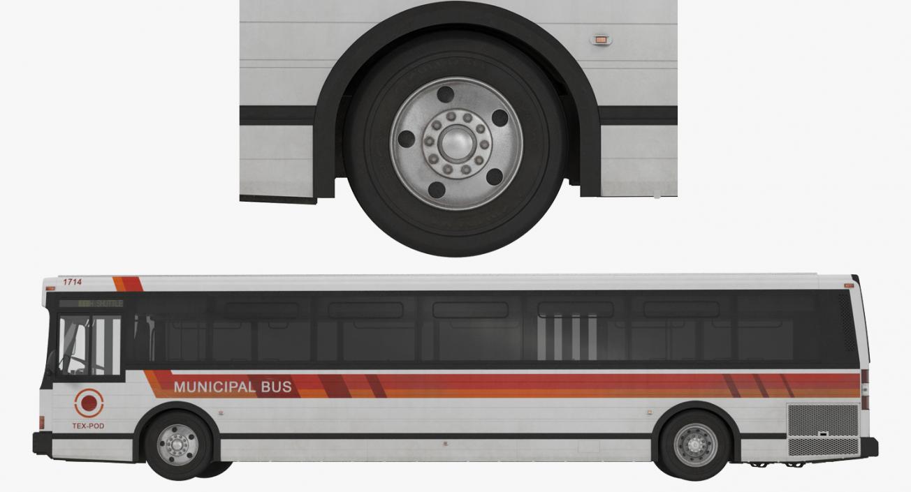 3D Buses Collection 9 model