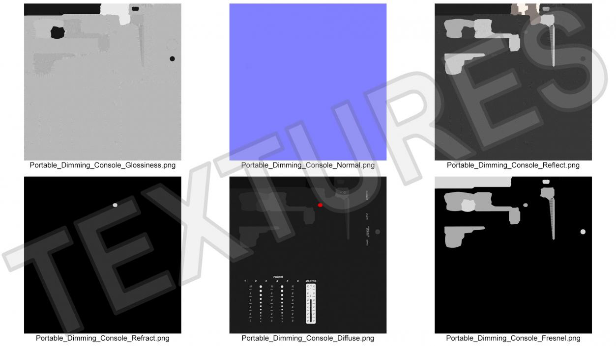 Portable Dimming Console 3D model