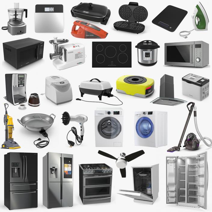 3D Home Appliances Collection 4 model