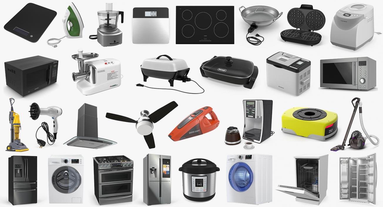 3D Home Appliances Collection 4 model