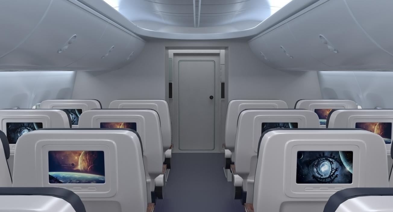 First Class Passenger Cabin 3D