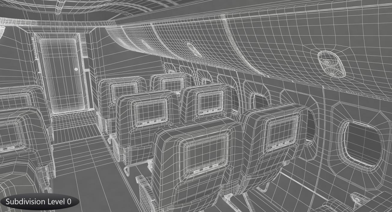 First Class Passenger Cabin 3D