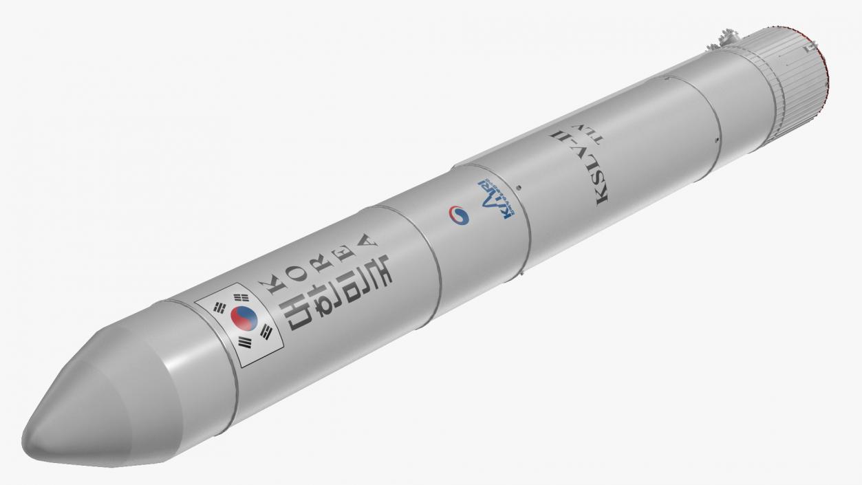 3D Rocket KSLV2 TLV