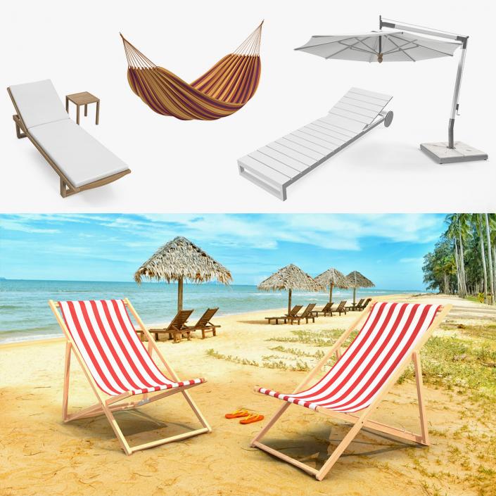 Garden Furniture Collection 3D