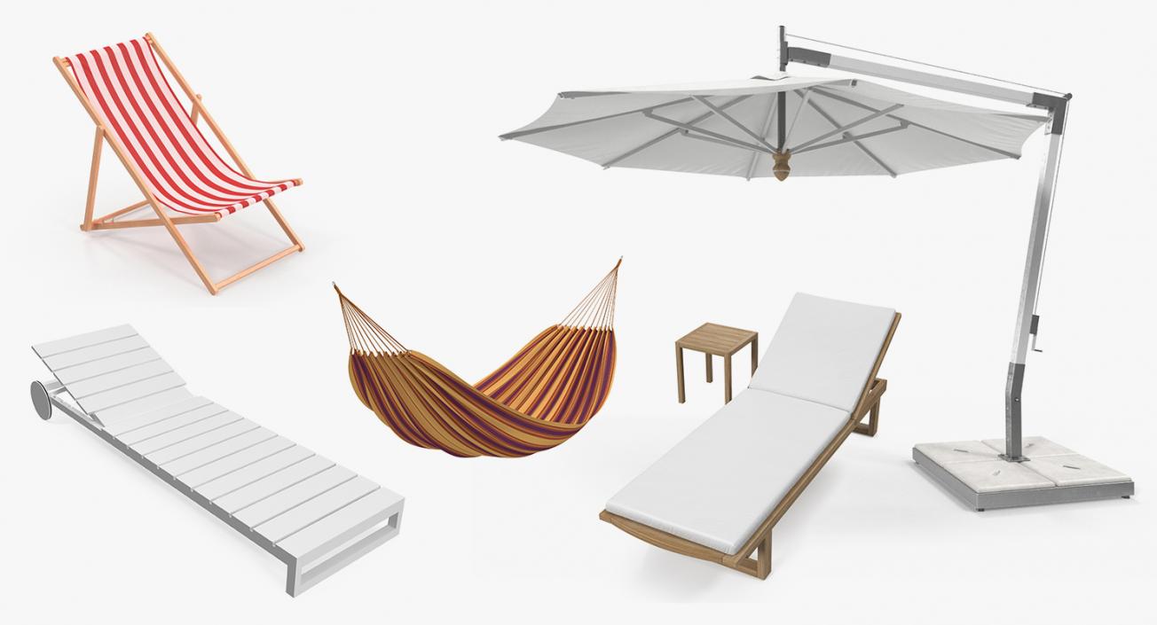 Garden Furniture Collection 3D