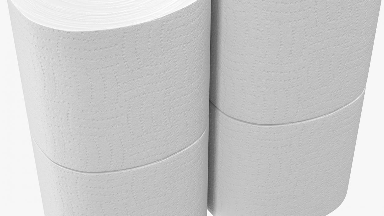 3D Toilet Tissue 4 Rolls