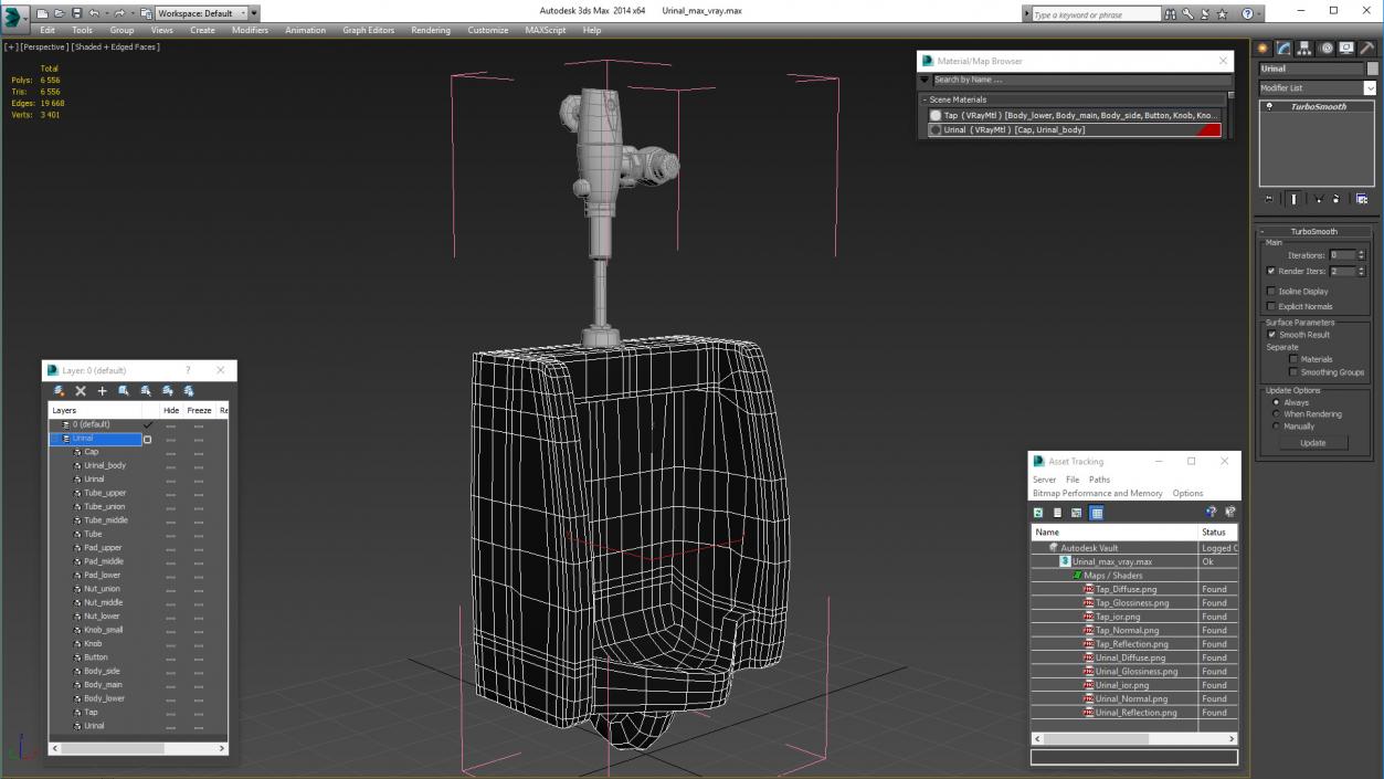 3D model Urinal