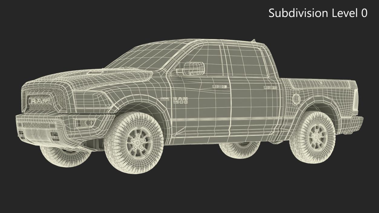 3D RAM 1500 Pickup Truck