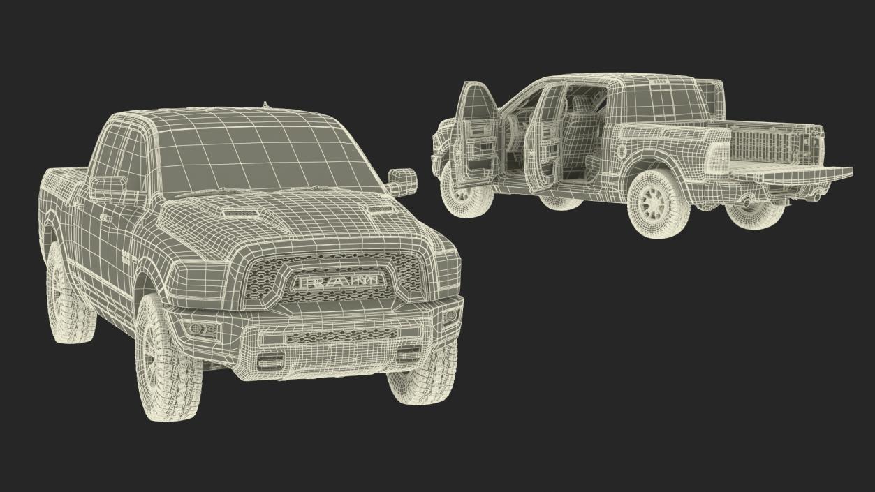 3D RAM 1500 Pickup Truck