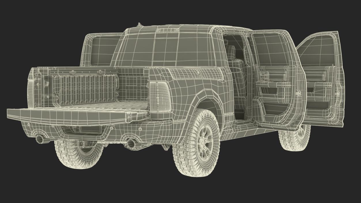 3D RAM 1500 Pickup Truck