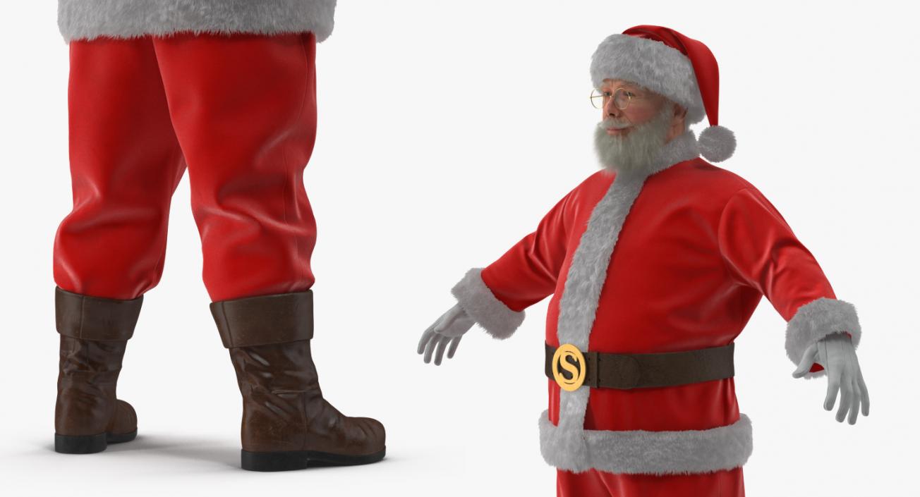 Mr and Mrs Claus Rigged Collection 3D model