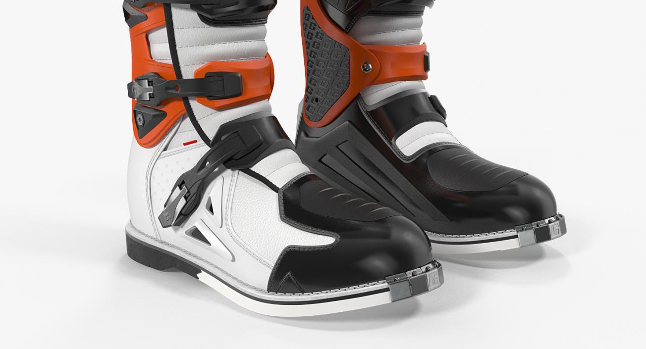 3D model Mens Motocross Boots