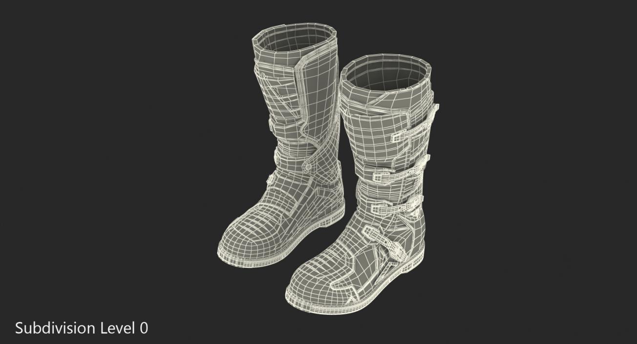 3D model Mens Motocross Boots