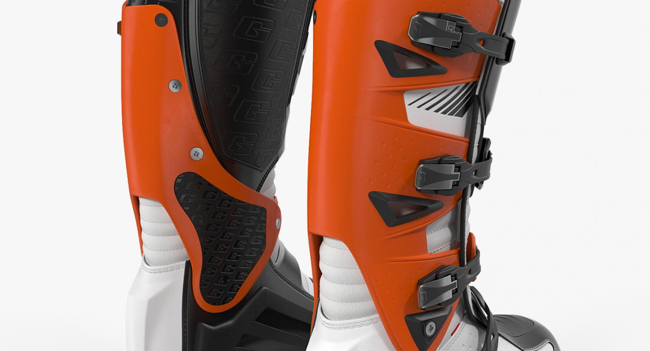 3D model Mens Motocross Boots