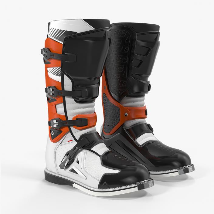 3D model Mens Motocross Boots