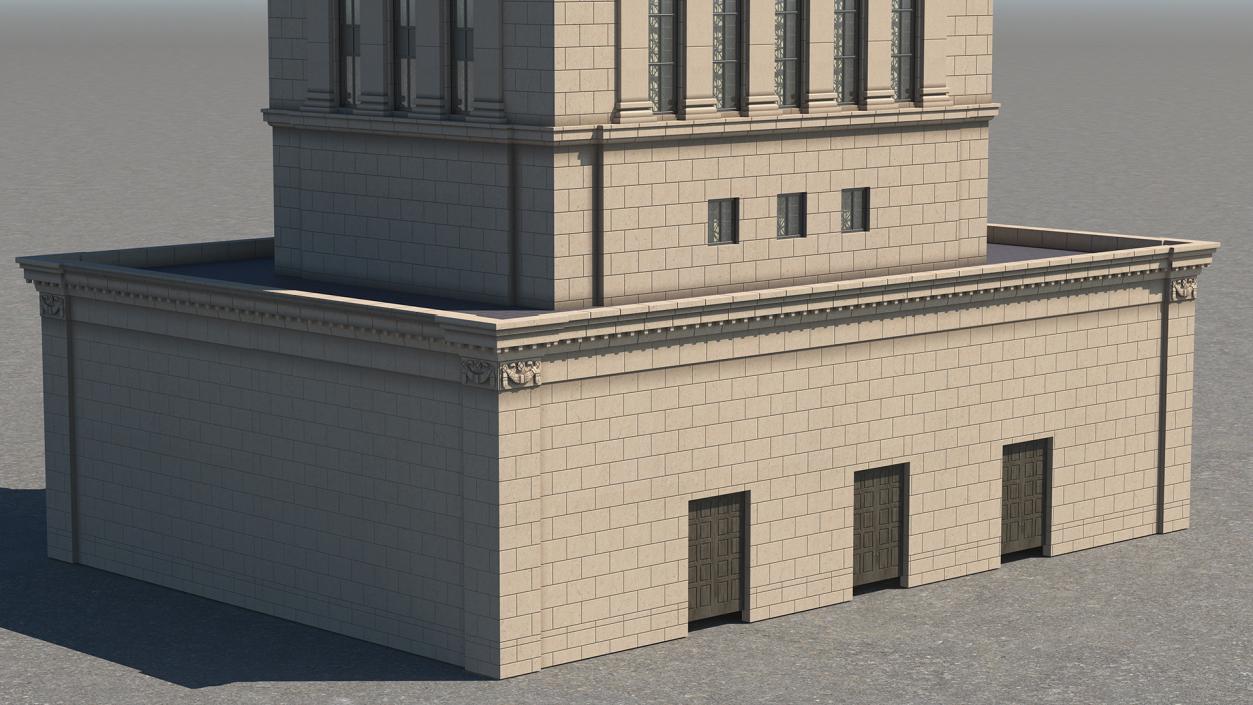 Masonic Memorial Tower 3D