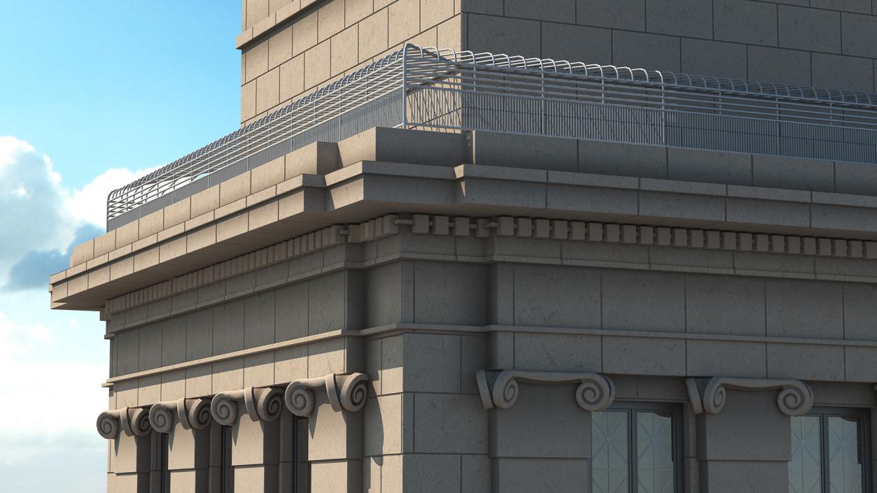 Masonic Memorial Tower 3D