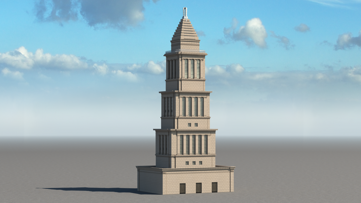 Masonic Memorial Tower 3D