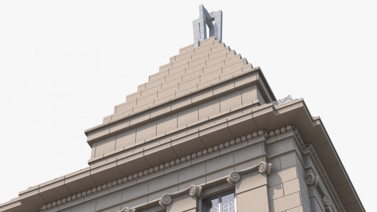 Masonic Memorial Tower 3D