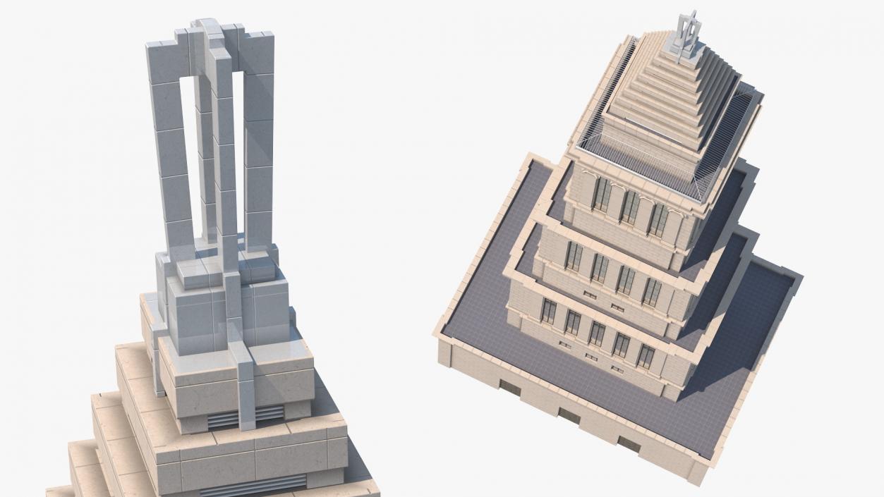 Masonic Memorial Tower 3D