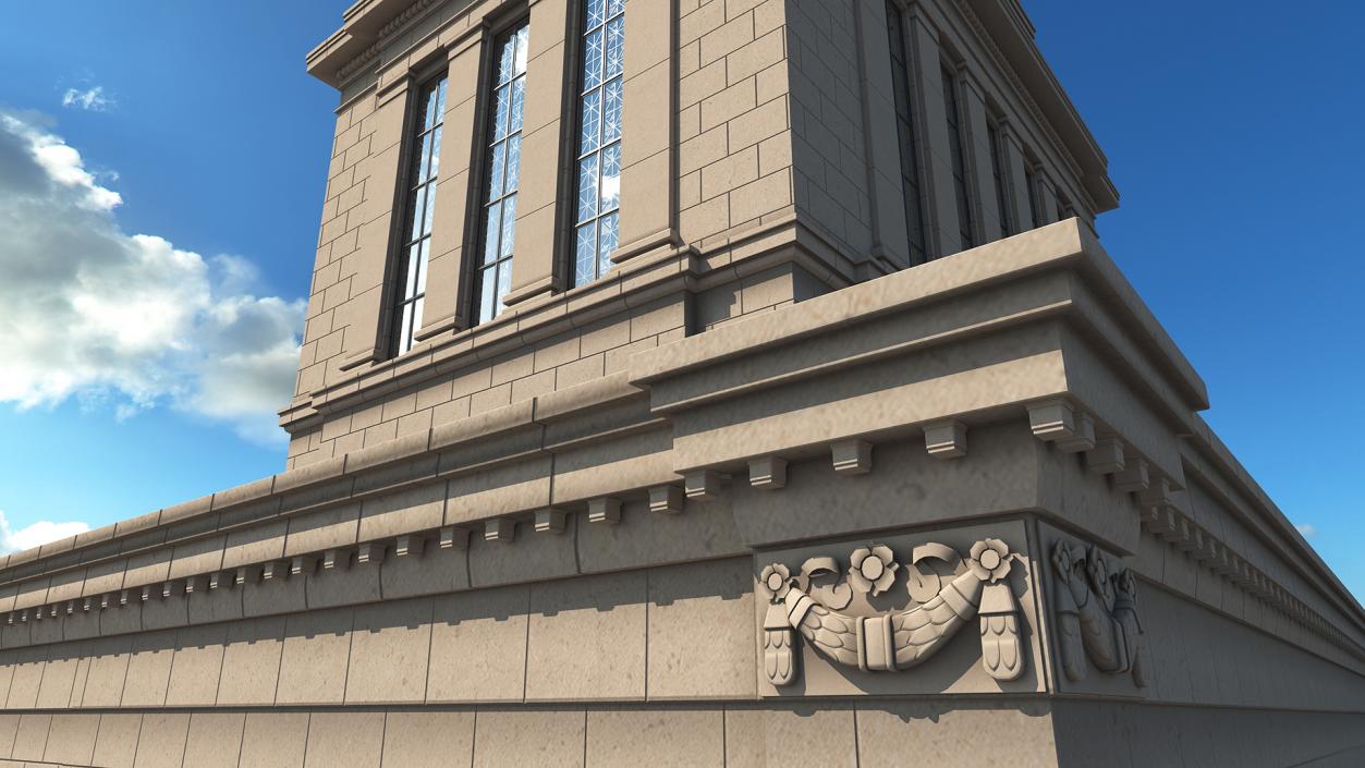 Masonic Memorial Tower 3D