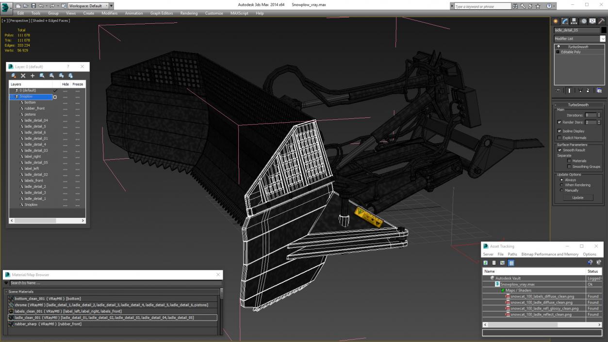 3D model Snowplow