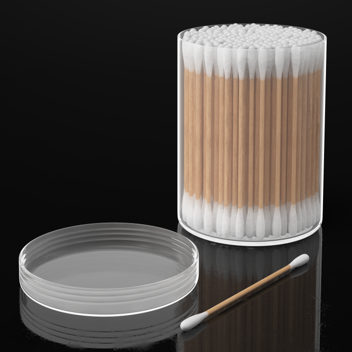 3D Hygienic Cotton Swabs