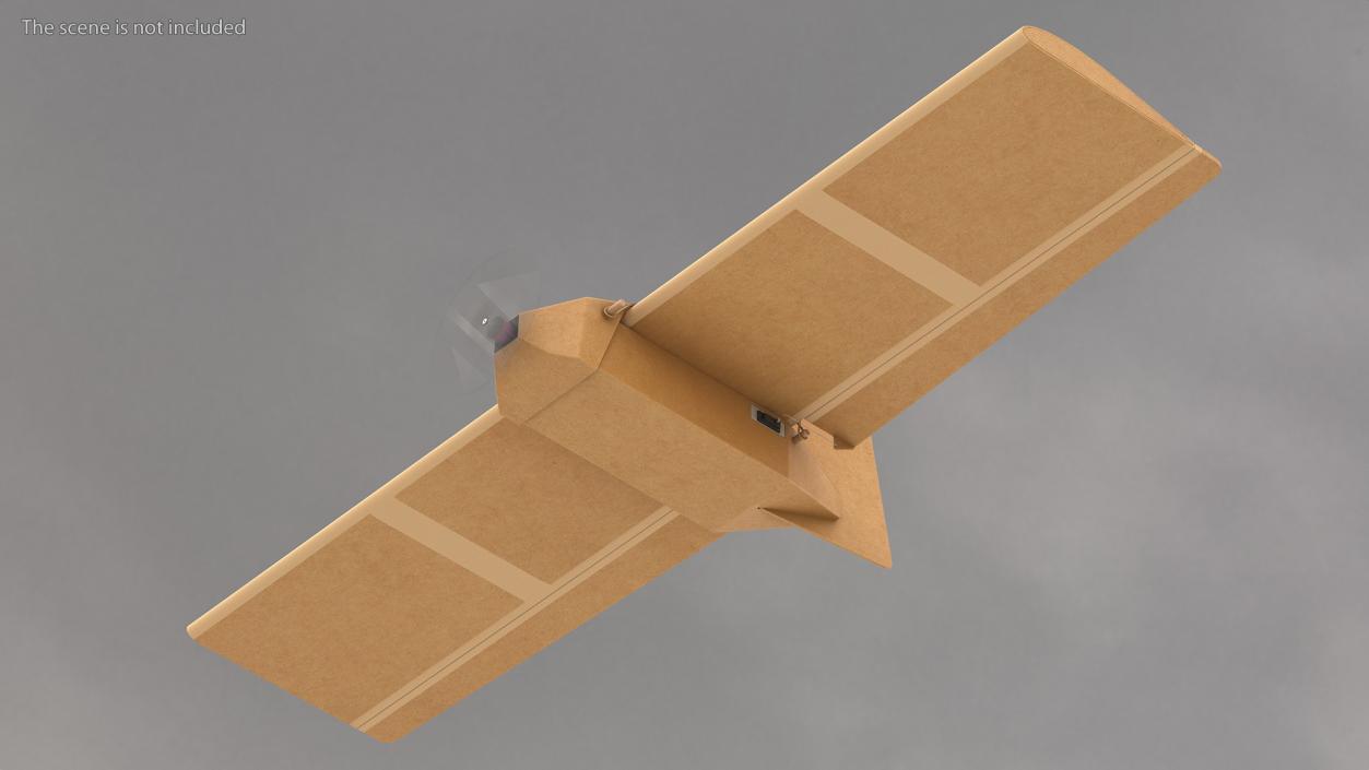 3D Cardboard Drone SYPAQ Flying model