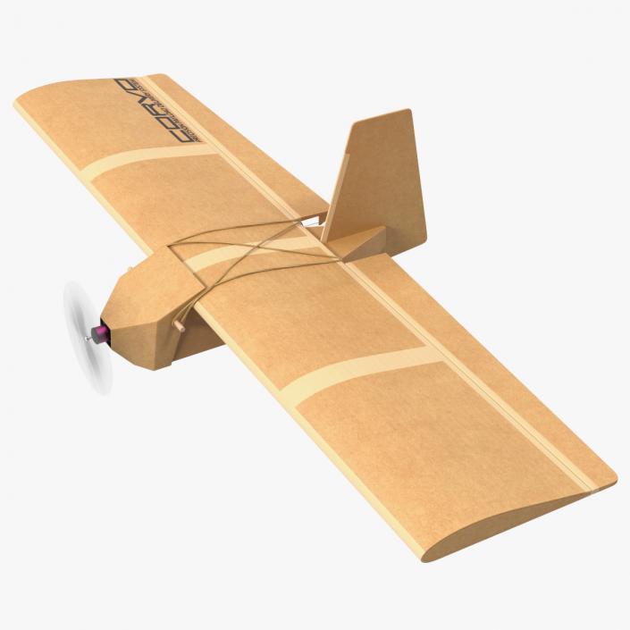 3D Cardboard Drone SYPAQ Flying model