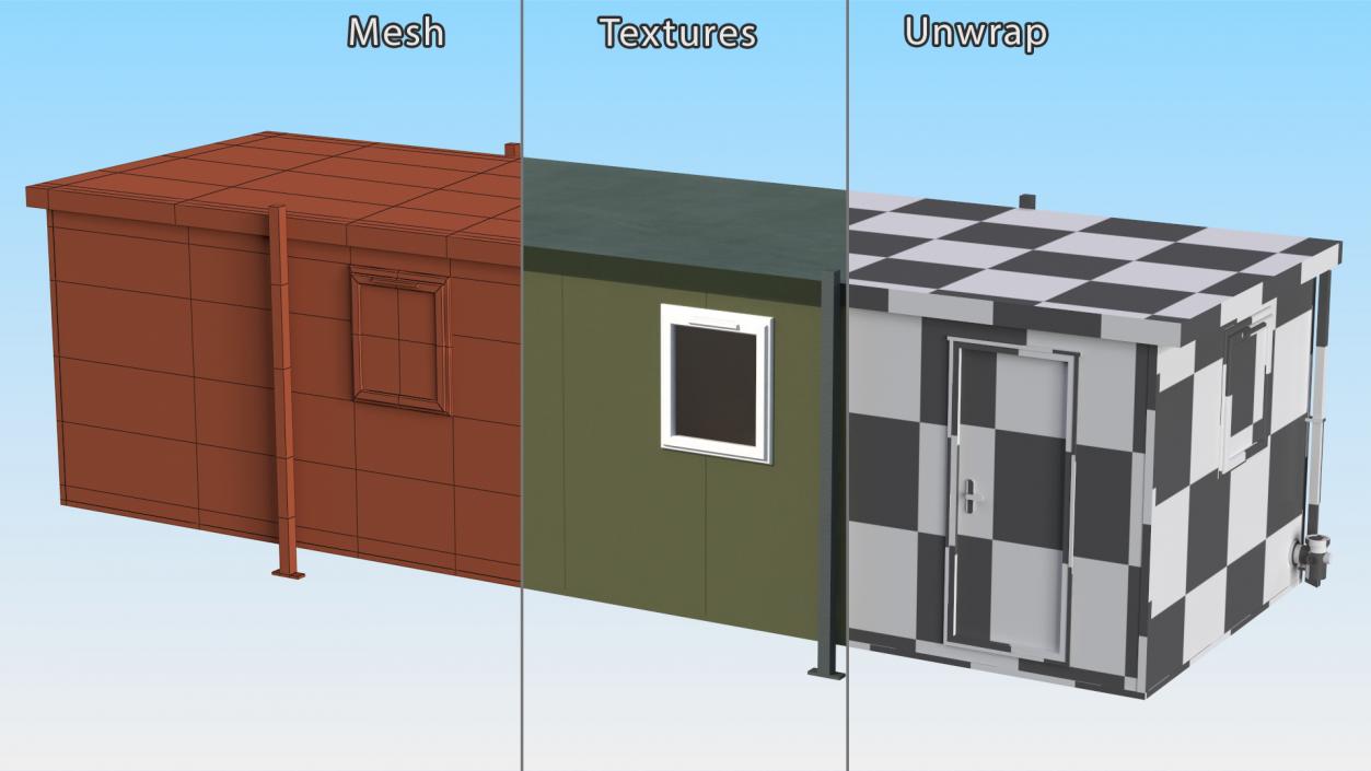 3D Prefabricated Modular Houses Collection 2