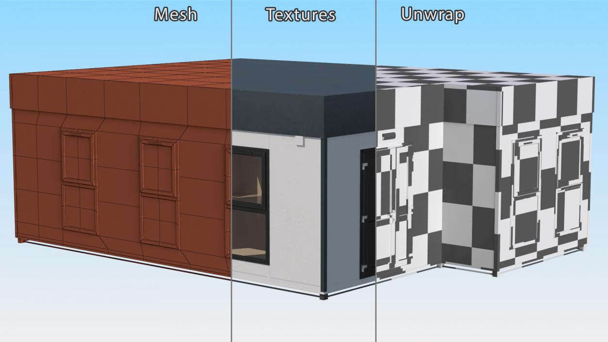 3D Prefabricated Modular Houses Collection 2