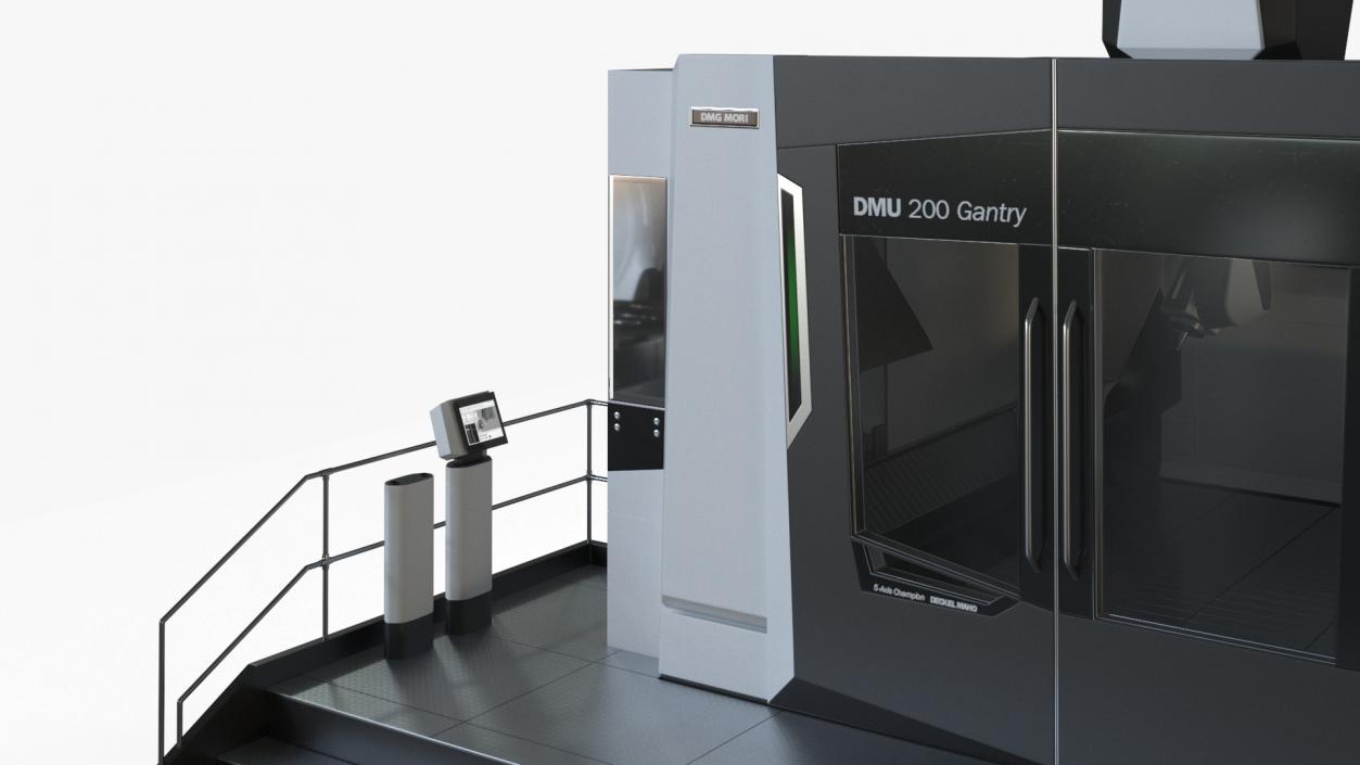 3D DMU 200 Gantry CNC Machine 2 model