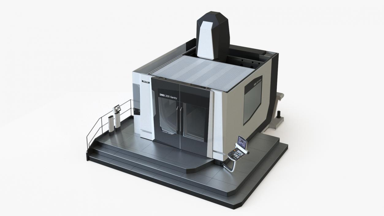 3D DMU 200 Gantry CNC Machine 2 model