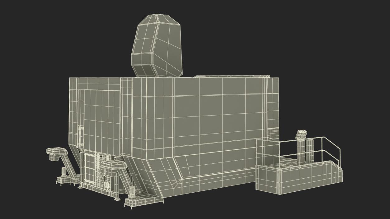 3D DMU 200 Gantry CNC Machine 2 model