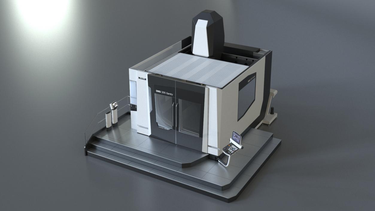 3D DMU 200 Gantry CNC Machine 2 model