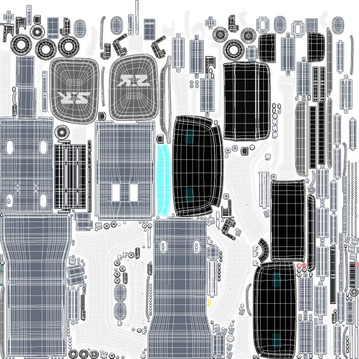 3D Stan Parking Robot model