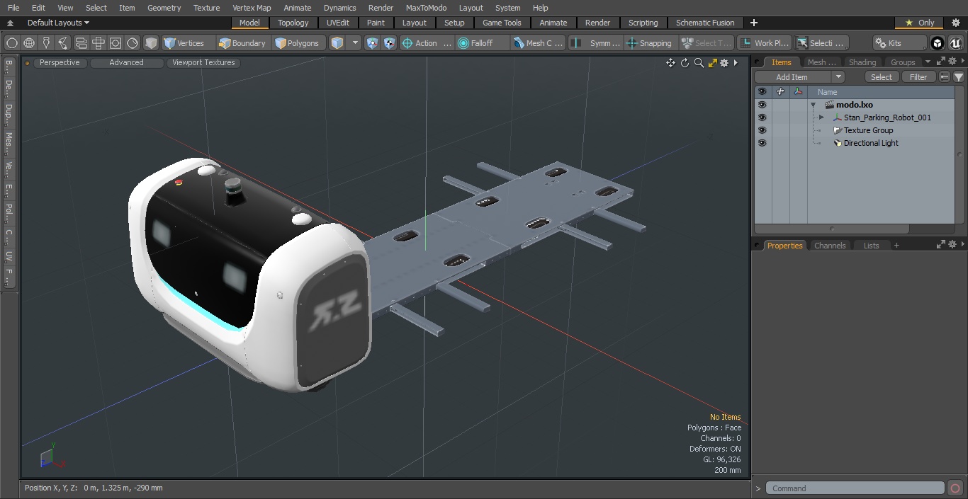 3D Stan Parking Robot model