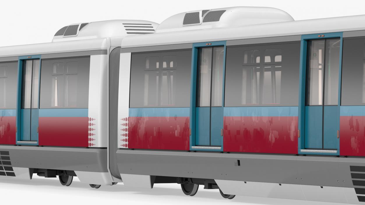 Urban Light Rail Train 3D