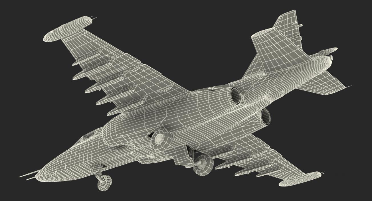 Attack Plane Su-25 Frogfoot 3D