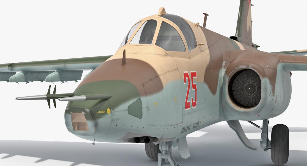 Attack Plane Su-25 Frogfoot 3D