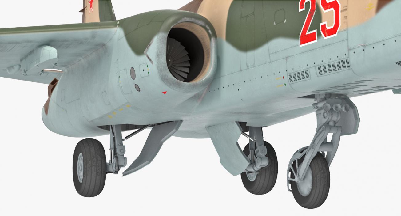 Attack Plane Su-25 Frogfoot 3D