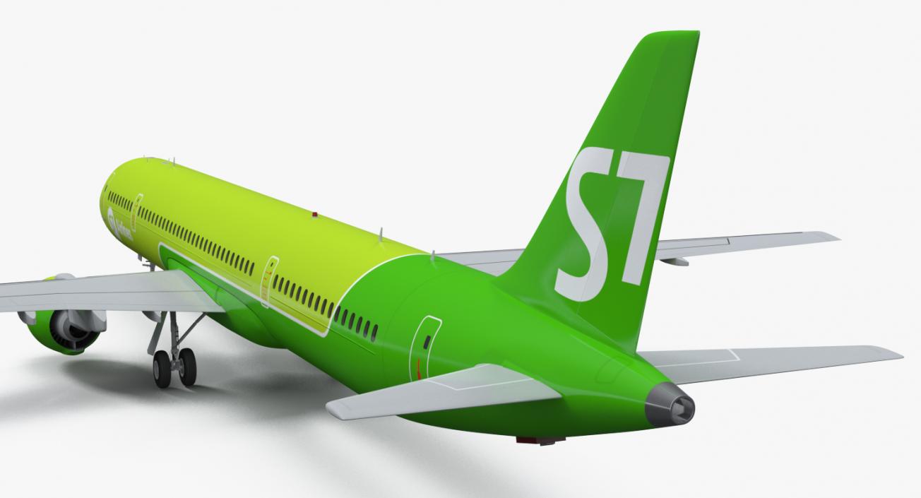 MC 21 S7 Airlines Rigged 3D model